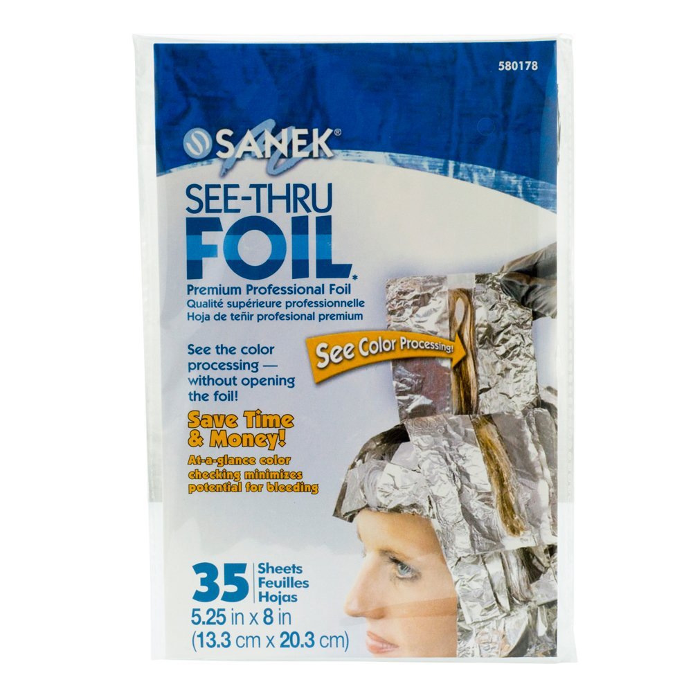 Graham Sanek See Thru Foil Hair Color Processing 35 Styling Highlighting Sheets