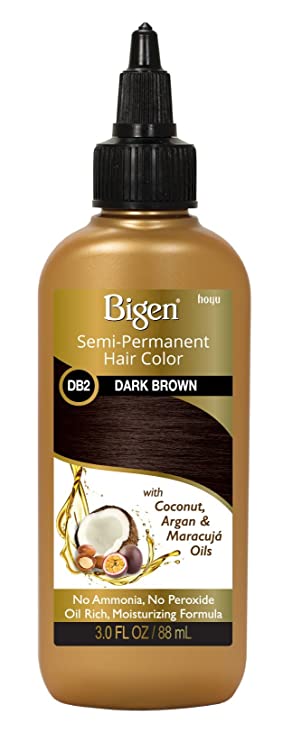 Bigen Semi Permanent Hair Color, DB2 Dark Brown, 3 Oz