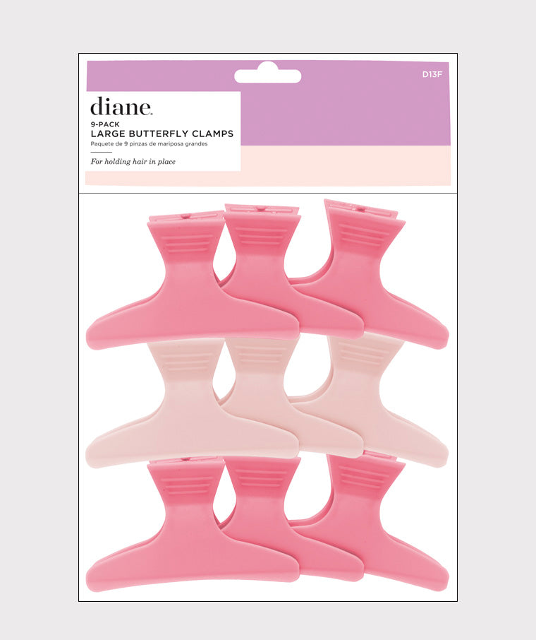 DIANE LARGE BUTTERFLY CLAMPS 9-PACK #D13F