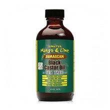 Load image into Gallery viewer, JAMAICAN MANGO &amp; LIME Black Castor Oil 4oz
