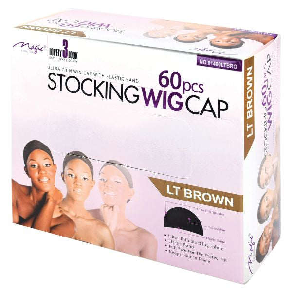 Stocking Wig Cap 60Pcs